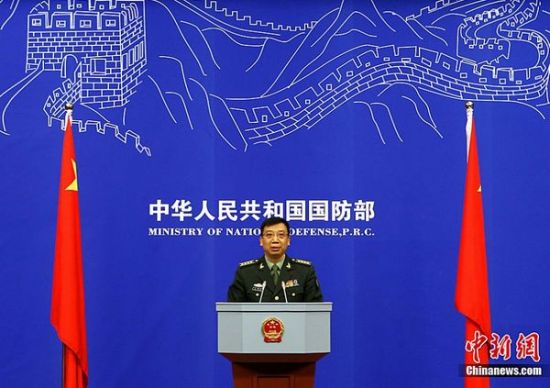资料图:国防部新闻发言人耿雁生